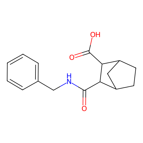 3-(Benzylcarbamoyl)bicyclo[2.2.1]heptane-2-carboxylic acid structure