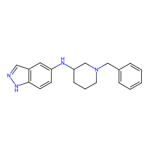 N-(1-benzylpiperidin-3-yl)-1H-indazol-5-amine structure