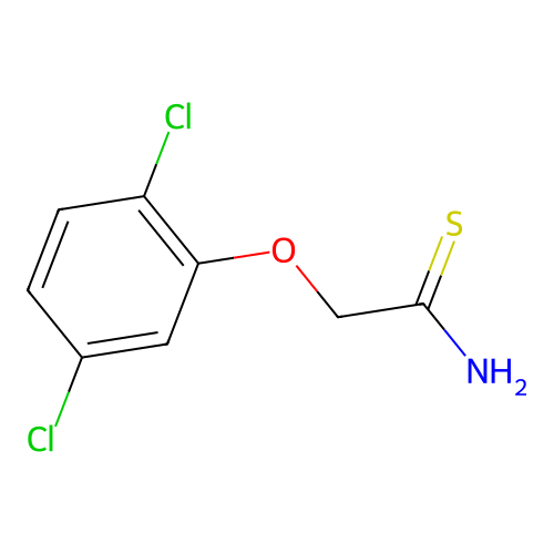 2-(2,5-Dichlorophenoxy)thioacetamide structure