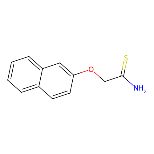 2-(Naphthalen-2-yloxy)ethanethioamide structure