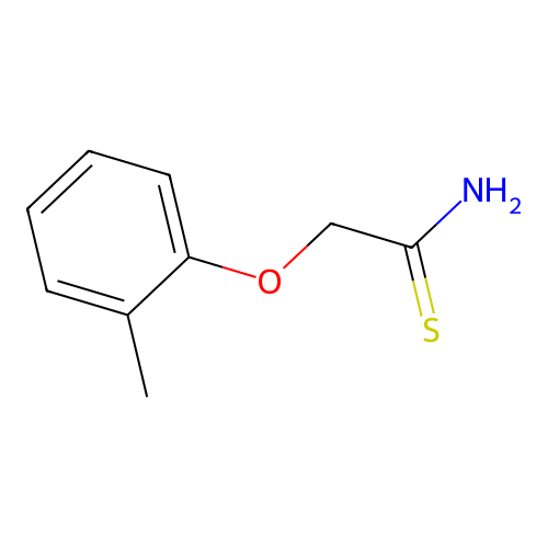 2-(2-Methylphenoxy)ethanethioamide structure