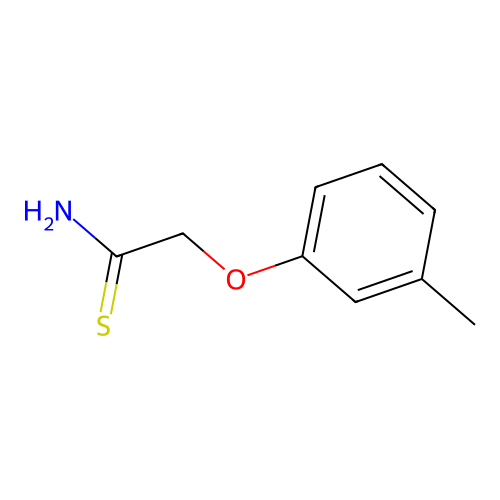 2-(m-Tolyloxy)ethanethioamide structure