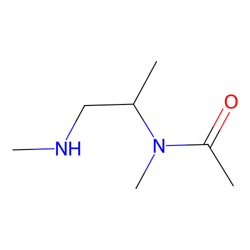 N-methyl-N-[1-(methylamino)propan-2-yl]acetamide structure