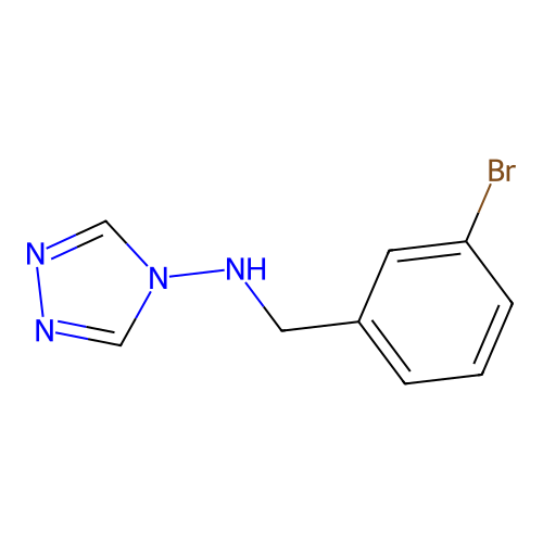 N-(3-bromobenzyl)-4H-1,2,4-triazol-4-amine structure