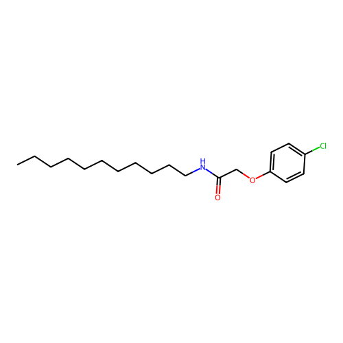 2-(4-Chlorophenoxy)-n-undecylacetamide structure