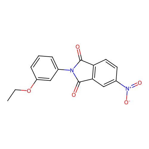 2-(3-Ethoxyphenyl)-5-nitroisoindole-1,3-dione structure