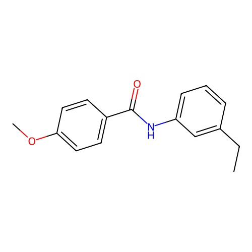 N-(3-ethylphenyl)-4-methoxybenzamide structure