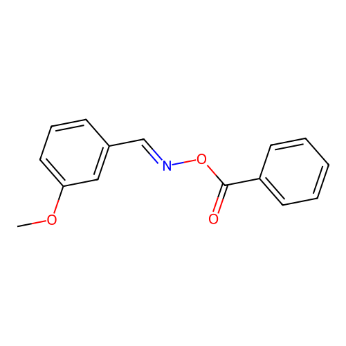 [(3-Methoxyphenyl)methylideneamino] benzoate structure