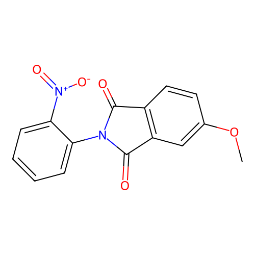 5-Methoxy-2-(2-nitrophenyl)isoindole-1,3-dione structure