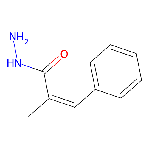 2-Methyl-3-phenylprop-2-enehydrazide structure