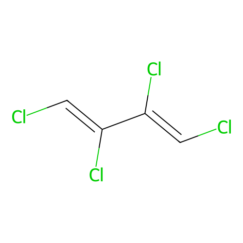(1Z,3Z)-1,2,3,4-tetrachlorobuta-1,3-diene structure