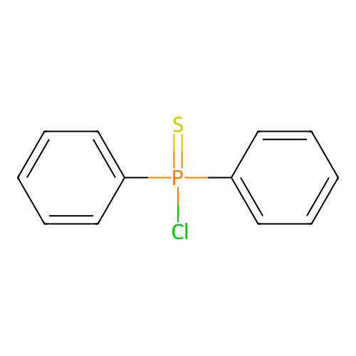 氯二苯基膦硫化物 structure