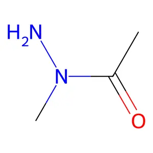 Acetic acid, 1-methylhydrazide structure