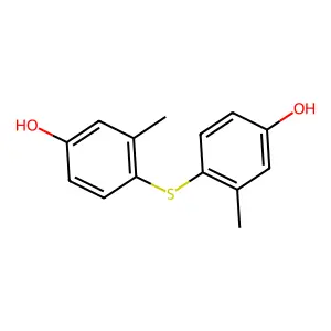 4,4'-Thiobis(3-Methylphenol) structure