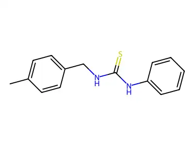 1-(4-Methylbenzyl)-3-phenyl-2-thiourea structure