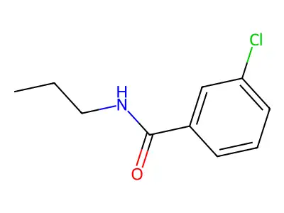 3-chloro-N-propylbenzamide structure