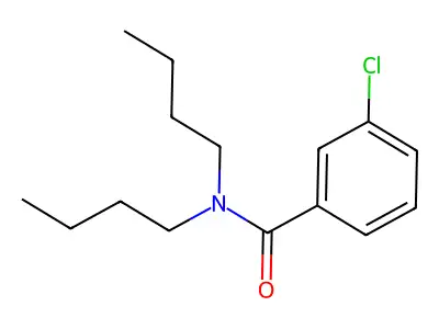 N,N-Dibutyl-3-chlorobenzamide structure