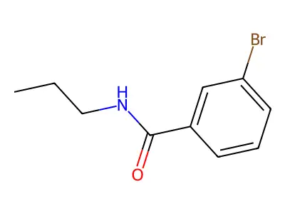 3-bromo-N-propylbenzamide structure