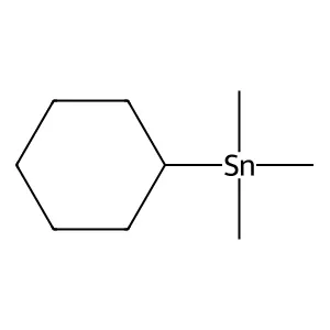 Stannane, cyclohexyltrimethyl- structure