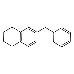 6-Benzyl-1,2,3,4-tetrahydronaphthalene structure