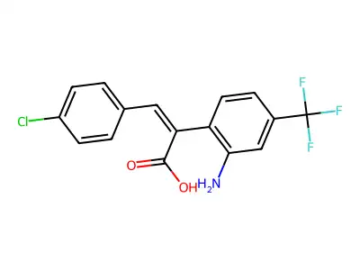 3-[2-(4,6-Diamino-1,3,5-triazin-2-yl)phenyl]-1,2,3-benzotriazin-4-one structure