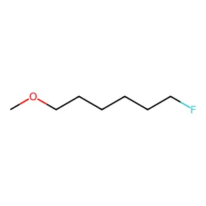 Ether, 6-fluorohexyl methyl structure