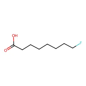 8-Fluorooctanoic acid structure