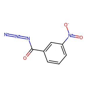m-Nitrobenzoyl azide structure