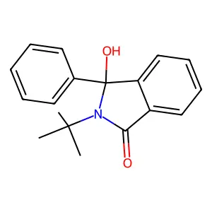 2-Tert-butyl-3-hydroxy-3-phenyl-2,3-dihydro-1h-isoindol-1-one structure