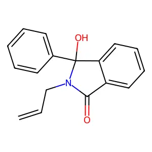 3-Hydroxy-3-phenyl-2-(prop-2-en-1-yl)-2,3-dihydro-1h-isoindol-1-one structure