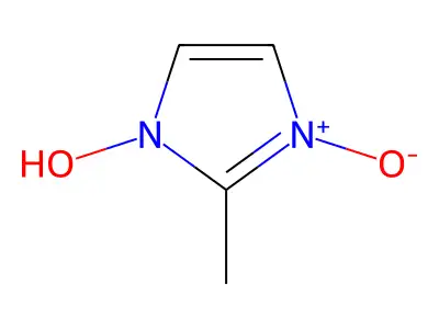 1H-Imidazole, 1-hydroxy-2-methyl-, 3-oxide structure