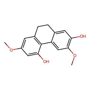 2,5-Phenanthrenediol, 9,10-dihydro-3,7-dimethoxy- structure