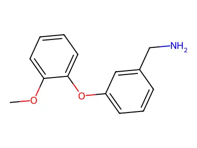 3-(2-Methoxyphenoxy)benzylamine structure