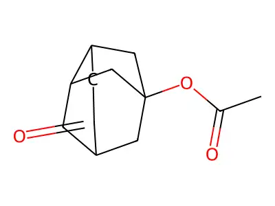 6-oxooctahydro-2H-2,5-methanoinden-2-yl acetate structure