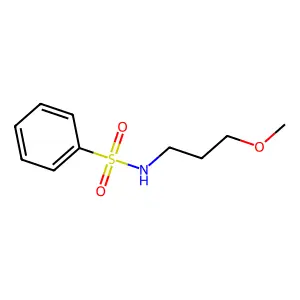 N-(3-methoxypropyl)benzenesulfonamide structure