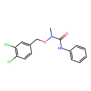 1-(3,4-Dichlorobenzyloxy)-1-methyl-3-phenylurea structure