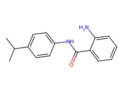 2-amino-N-(4-isopropylphenyl)benzamide structure