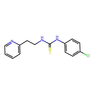 1-(4-Chlorophenyl)-3-[2-(pyridin-2-yl)ethyl]thiourea structure