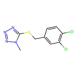 5-[(3,4-Dichlorophenyl)methylsulfanyl]-1-methyltetrazole structure
