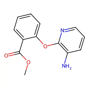 Methyl 2-(3-aminopyridin-2-yl)oxybenzoate structure