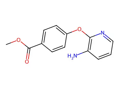 Methyl 4-[(3-amino-2-pyridinyl)oxy]-benzenecarboxylate structure