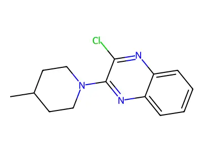 2-Chloro-3-(4-methylpiperidin-1-yl)quinoxaline structure