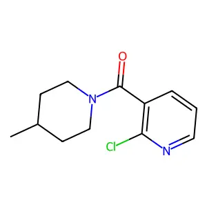 (2-Chloro-3-pyridinyl)(4-methyl-1-piperidinyl)-methanone structure