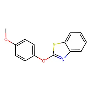 2-(4-Methoxyphenoxy)-1,3-benzothiazole structure
