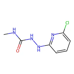 1-[(6-Chloropyridin-2-yl)amino]-3-methylurea structure