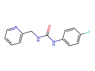 1-(4-Fluorophenyl)-3-(pyridin-2-ylmethyl)urea structure