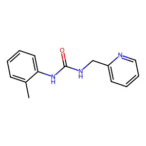 N-(2-methylphenyl)-N'-(2-pyridinylmethyl)urea structure