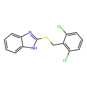 2-[(2,6-dichlorobenzyl)sulfanyl]-1H-benzimidazole structure