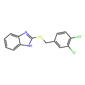 2-[(3,4-dichlorobenzyl)sulfanyl]-1H-benzimidazole structure