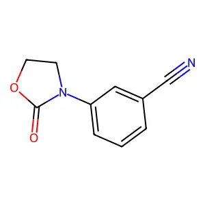 3-(2-Oxo-1,3-oxazolidin-3-yl)benzonitrile structure
